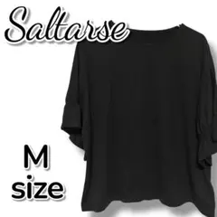 【新品未使用】Saltarse カットソー 夏 ブラック レディース 【M】