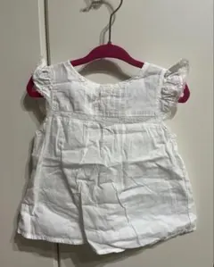 babyGap フリル付きタンクトップ 18-24ヶ月 ホワイト