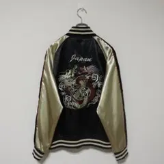 DIESEL スカジャン リバーシブル 龍 サテン生地 スーベニア 刺繍 M