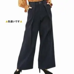 GU ワイドシルエットバギージーンズ　デニムパンツのサムネイル
