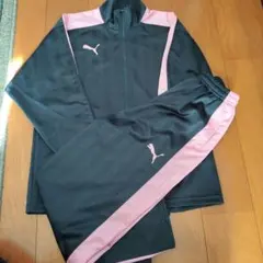 PUMA ジャージ上下セット Sサイズ ブラック/ピンク