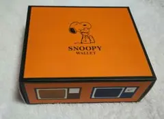 SNOOPY WALLET スヌーピー 三つ折 財布 ネイビー