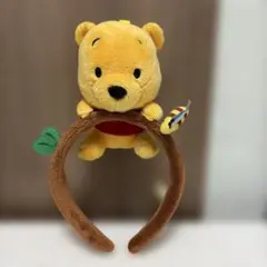 くまのプーさん　ぬいぐるみ付きカチューシャ