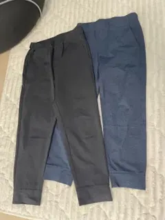 UNIQLO エアリズムパンツ 120 黒 青 2色セット　洗い替え　小学生