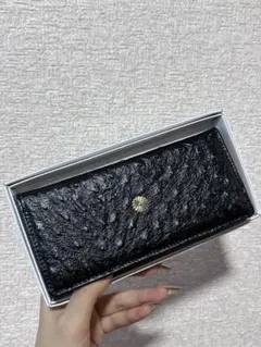 新品未使用】皇居 菊紋 牛革 クロコダイル柄 長財布 国会議事堂