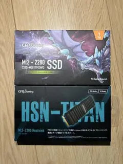 CFD CSSD-M2B1TPG3NF2　1TB SSD ヒートシンク付きのサムネイル
