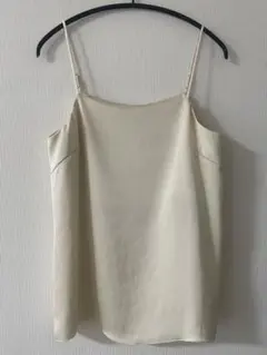 新品未使用 Plage double satin camisole ナチュラルのサムネイル