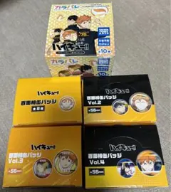 【9898】ハイキュー!! 缶バッジ 未開封 box 5点セット