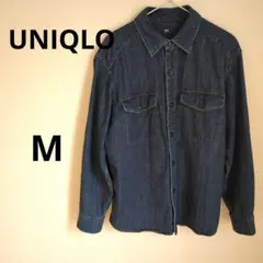 UNIQLO 長袖　デニムシャツ　M