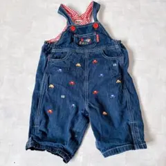 Hot Biscuits デニムオーバーオール ミキハウス