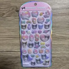 国内正規品保証！コットンパフィーシール　マイメロディー　クロミ　マイメロクロミ