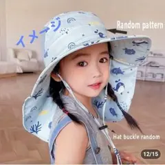 お値下げ【新品未使用】子供用ハット 海洋生物デザイン 46-50cm 3〜10歳のサムネイル