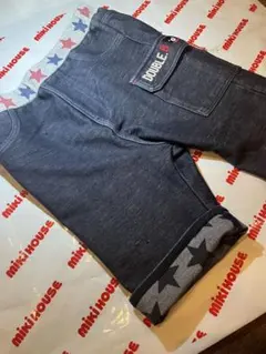 DOUBLE.B やわらかデニムパンツ　90