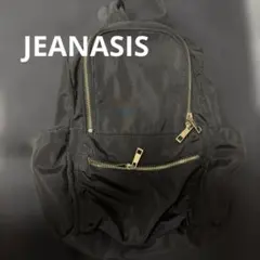 JEANASIS ナイロン リュック ブラック ゴールド金具のサムネイル