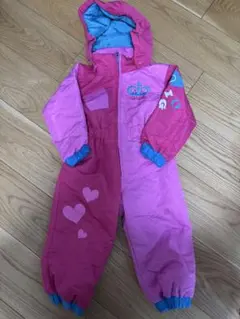 子供用スキーウェア ピンク 水色