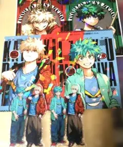 ヒロアカ 爆豪勝己 緑谷出久 ステッカー ノンノ アクリルチャーム