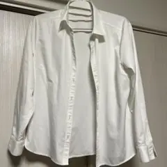 ホワイトストライプシャツ LLサイズ