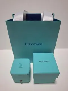 ティファニー　ロゴ付き リングケース　空箱