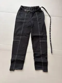 ameri vintage ブラックデニムパンツ　Sのサムネイル