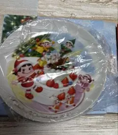 不二家 ペコちゃん クリスマスプレート 2012 【匿名発送】【新品未使用】