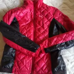 本日のみお値下げ♪PUMA キルティングジャケット Lサイズ 赤/黒
