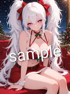 ss'059 AI 二次元 美女 イラスト A4ポスター