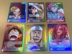 ワンピースカード クロコダイル、ドフラミンゴ、マゼラン、ベンサム 4 