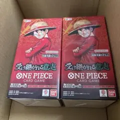 ワンピースカード 受け継がれる意思 2boxテープ付き　テープあり
