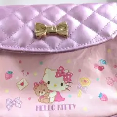 ハローキティ ショルダーバッグ　こども　キッズ　キルティング