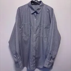 ストライプ　オーバーサイズ　シャツ