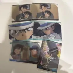 名探偵コナン 場面写クリアカード 黒羽快斗 中森青子 怪盗キッド ウエハース