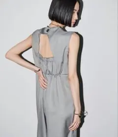美品✨AIC.バックオープン サロペット グレー