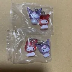 サンリオキャラクターズ　なかよしドロップチャーム マイメロディ & クロミ