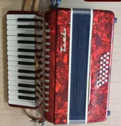 Eufisa Italiana メンテナンス済アコーディオン 赤ケース付き Eufisa Italiana メンテナンス済アコーディオン 赤ケース付き