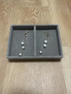 淡水風パールイヤリング