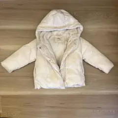 ZARA フード 付き コート