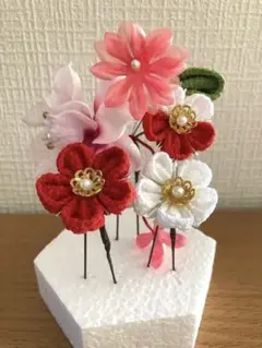 和装髪飾り ヘアピン3本セット