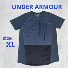 【美品】アンダーアーマー トレーニングウェア Ｔシャツ メッシュＴシャツ　XL