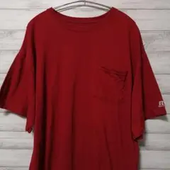 ラッセル・アスレチック　Tシャツ　XL　ポケット付　USA古着