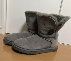 UGG ベイリーボタン　ムートンブーツ　グレー　アグ　24cm