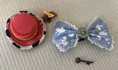 不思議の国アリスのヘアピン２つと、トイストーリー、ジェシーのヘアピンセット