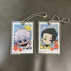 まるくじ　呪術廻戦　アクリルキーホルダー　五条悟B 夏油傑B