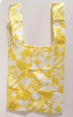 SEVEN MILE PROGRAM エコバッグ 黄色 幾何学模様