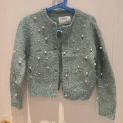 ZARAキッズ　ミントグリーン カーディガン 7