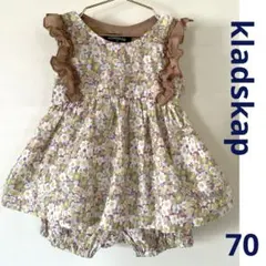 klaadskap 花柄フリルワンピース size 70のサムネイル