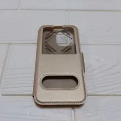 スマホケース iPhone13Pro 6.1 手帳型 ゴールド カード収納