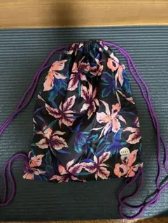 ROXY ナップサック 花柄 リュック