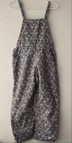 ZARA 花柄オーバーオール　104