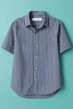 A DAY IN THE LIFE ネイビーストライプシャツ 上品感S