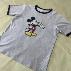 ユニクロ　UNIQLOミッキーマウス Tシャツ グレー キッズ用